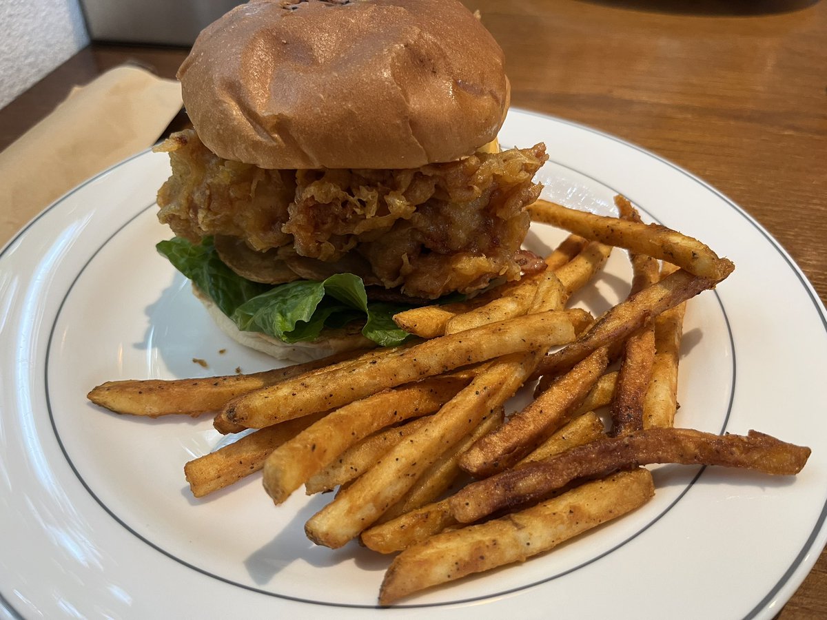 Fried Chicken Sandwich #foodie #korea