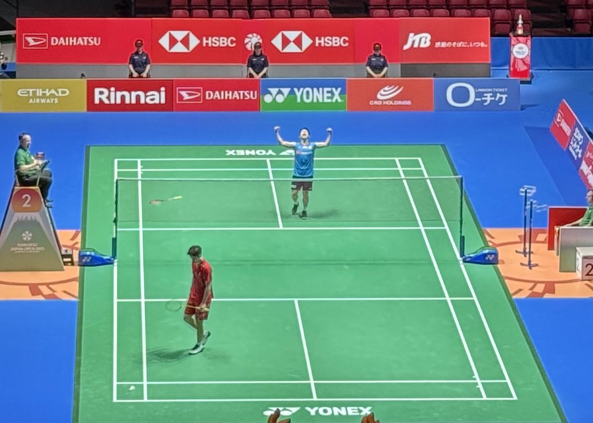 【ダイハツジャパンオープン2025】

男子シングルス　渡邉航貴

準決勝進出を決めました！
明日も応援よろしくお願いします🔥📣

#BIPROGY
#BIPROGYバドミントンチーム
#バドミントン
#DJO2025
#渡邉航貴