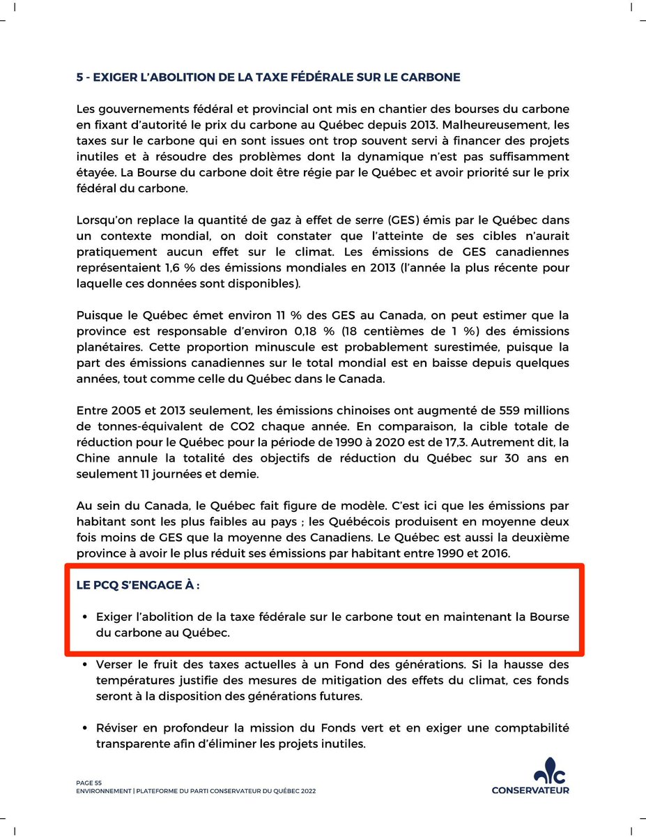 LegareAlexandr1's tweet image. Arthabaska le PCQ le parti d'un seul homme (DuDu) et d'un seul sujet (le gaz) vous ment, la taxe carbone n'existe pas au Québec, on a la bourse carbone qu'ils ont eux même approuvés.