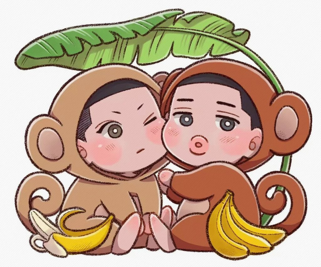 Shang0404's tweet image. なんが最近..🐒が大好き!!猿を描いてくれた火星先生、本当にありがとうございます!どうしてこんなに可愛いんでしょう!!@tora94tora1114 🥹💕✨