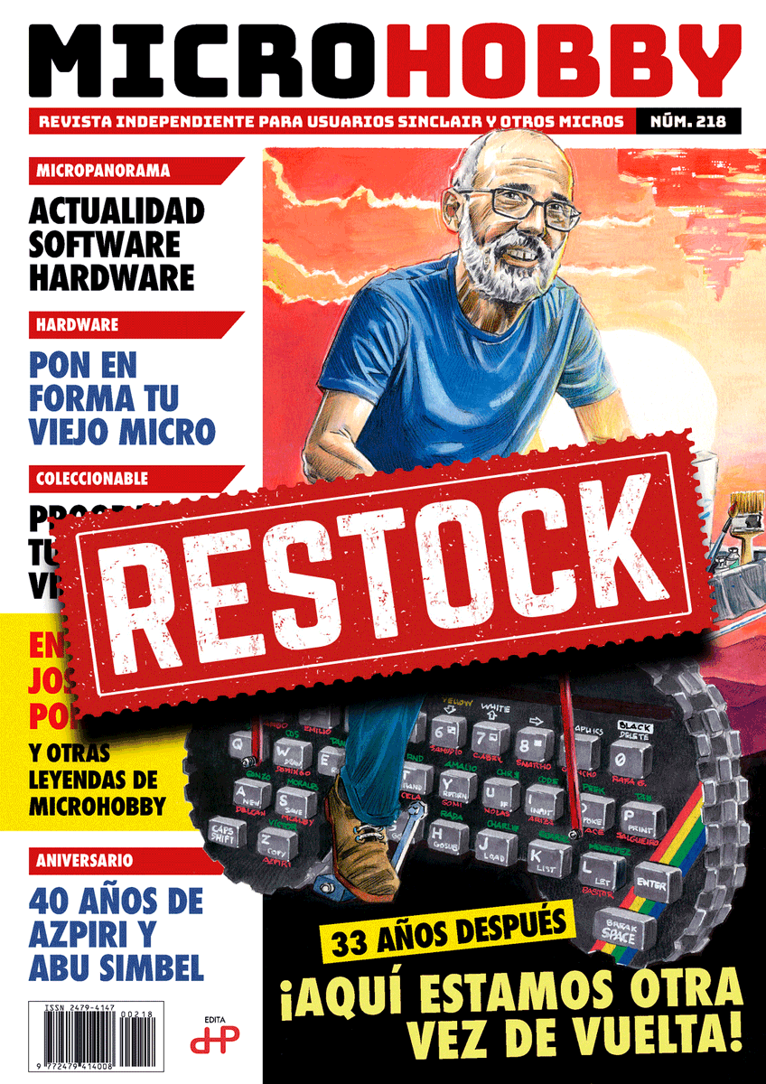 MicroHobbyPapel's tweet image. Tras una dura tarde de negociaciones y de derribar decisiones ya establecidas, hemos podido arañar una nueva remesa a la imprenta a un precio razonable para tener #Microhobby218 en papel otra vez. Van a ser muuuuuuuy poquitas.