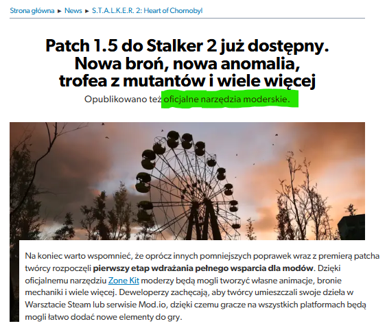 RogackiMariusz's tweet image. Gaming na przykładzie #Stalker2
Producenci gier zaczynają dostrzegać nowe możliwości - jeżeli już wtopiłeś, wydałeś niedopracowany tytuł i ciężko Ci jest naprawić wszystkie "niedociągłości" wydaj oficjalne narzędzia moderskie wtedy Gracze sami zakupioną wcześniej grę odratują 😀