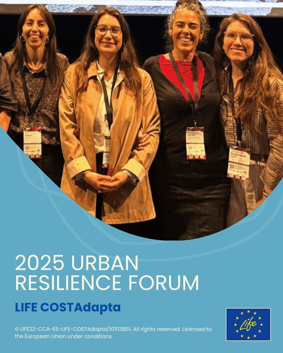 LIFEprogramme's tweet image. #LIFEProject @lifecostadapta has emerged as a leading example of coastal adaptation and #ClimateAction during the 2025 @Urb_Resilience Forum in the Netherlands 🌅
Read more about the Forum here: costadapta.energiagrancanaria.com/?p=1297&lang=en
#UrbanResilience