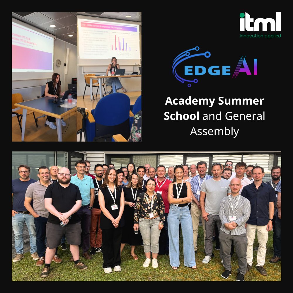 ITML (@itmlgr) on Twitter photo During the <a href="/EdgeAI_/">EdgeAI Project</a> Academy Summer School, ITML shared insights on how Federated Learning powers edge intelligence. As WP7 leader, ITML also presented the latest advancements and future plans for dissemination and communication.
#FederatedLearning #EdgeComputing #EdgeDevices #AI During the <a href="/EdgeAI_/">EdgeAI Project</a> Academy Summer School, ITML shared insights on how Federated Learning powers edge intelligence. As WP7 leader, ITML also presented the latest advancements and future plans for dissemination and communication.
#FederatedLearning #EdgeComputing #EdgeDevices #AI