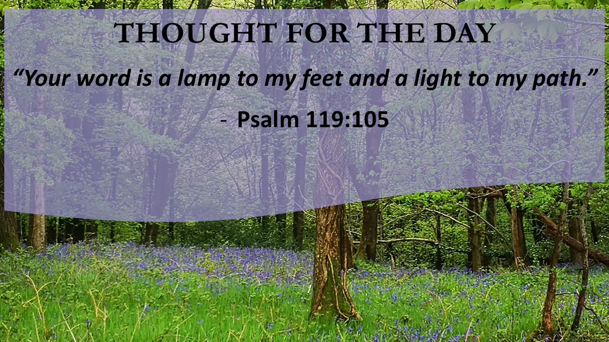 Please see our 'Thought for the Day'.