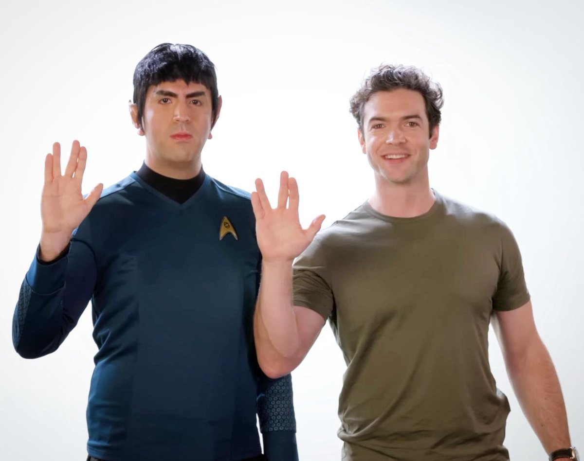 Rick Nerdvarro (@ricknerdvarro) on Twitter photo Spock and Spock would like to remind you that <a href="/StarTrek/">Star Trek</a> Strange New Worlds season 3 is now on <a href="/paramountplus/">Paramount+</a>.
#startrek #strangenewworlds #spock #ethanpeck <a href="/StarTrekOnPPlus/">Star Trek on Paramount+</a> <a href="/ethangpeck/">Ethan Peck</a> Spock and Spock would like to remind you that <a href="/StarTrek/">Star Trek</a> Strange New Worlds season 3 is now on <a href="/paramountplus/">Paramount+</a>.
#startrek #strangenewworlds #spock #ethanpeck <a href="/StarTrekOnPPlus/">Star Trek on Paramount+</a> <a href="/ethangpeck/">Ethan Peck</a>