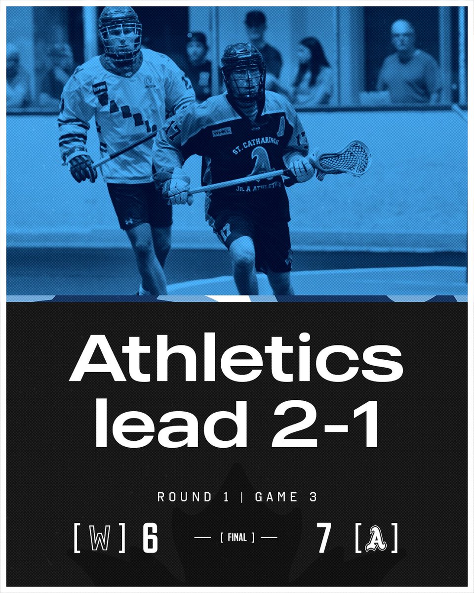 TheOJLL's tweet image. The Athletics take the series lead with a win over the Warriors at Iroquois Park.