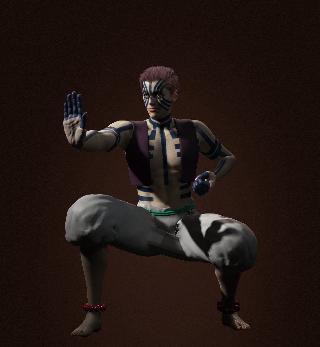 Swagsterskh's tweet photo. 🔥 Just dropped a realistic 3D model of Akaza (Upper Moon 3) from Demon Slayer!

🎮 UEFN | Ads | Portfolio
⚔️ Game-ready | Rigged
💼 Open for freelance &amp; collabs!

📩 DM for commissions
#UEFN #GameDev #DemonSlayer #Akaza #3DModel #FreelanceArtist #Anime3D #CC4 #ZBrush #Blender https://t.co/Dbq6tBijfV
