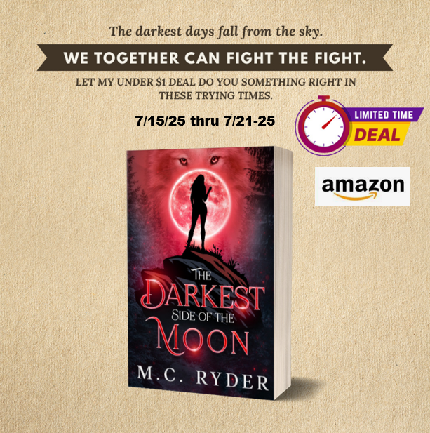 MCRyder0's tweet photo. For a #limitedtim grab a copy of #TheDarkestSideoftheMoon for $0.99 and add it to your #summerreadinglist only on https://t.co/qxV3Jw8e32
I'd love to see my book crack the top 100 for my birthday on July 19th
#debut #booklovers #youngadultbooks #youngadult #yareads #books https://t.co/r4qfGvn7WN