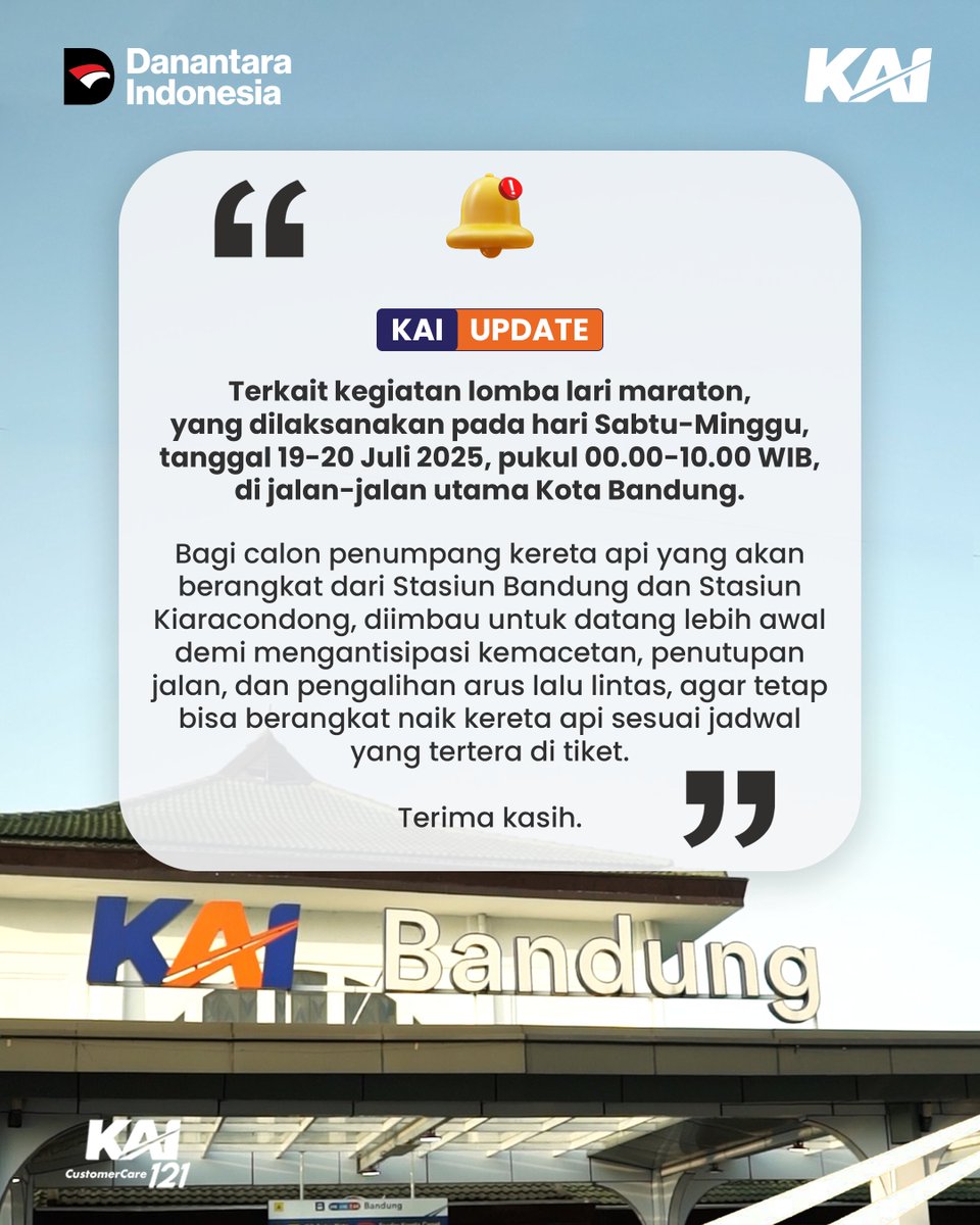 Kereta Api Indonesia tweet media