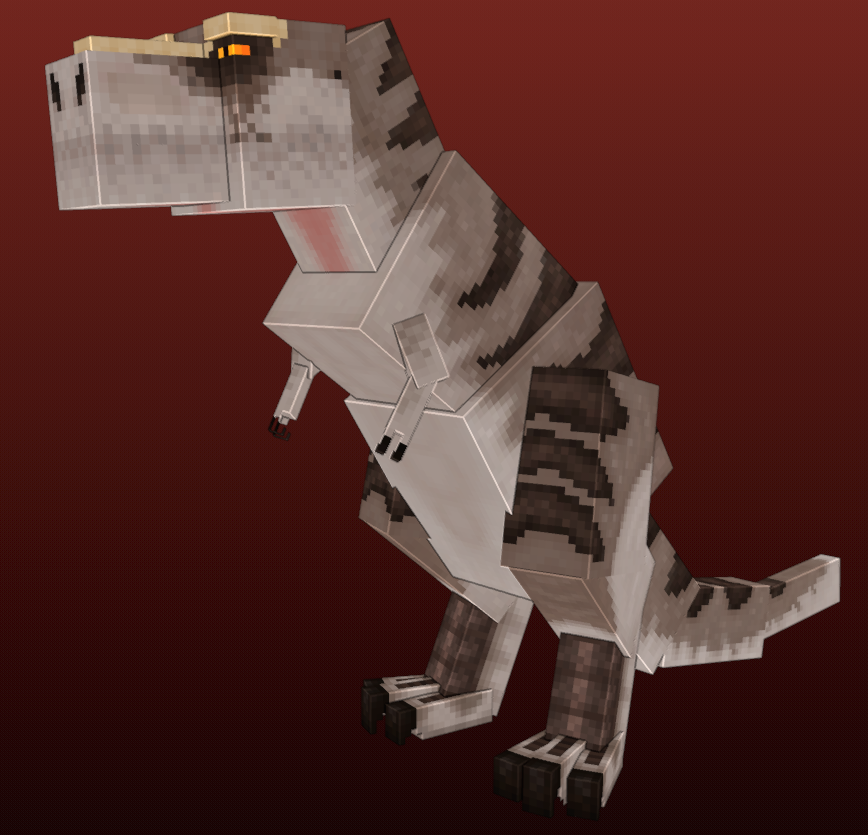 T Rex Model Minecraft Mm, Tyrannosaurs Rex model #dinosaur #minecraft #b3d #blockbench
