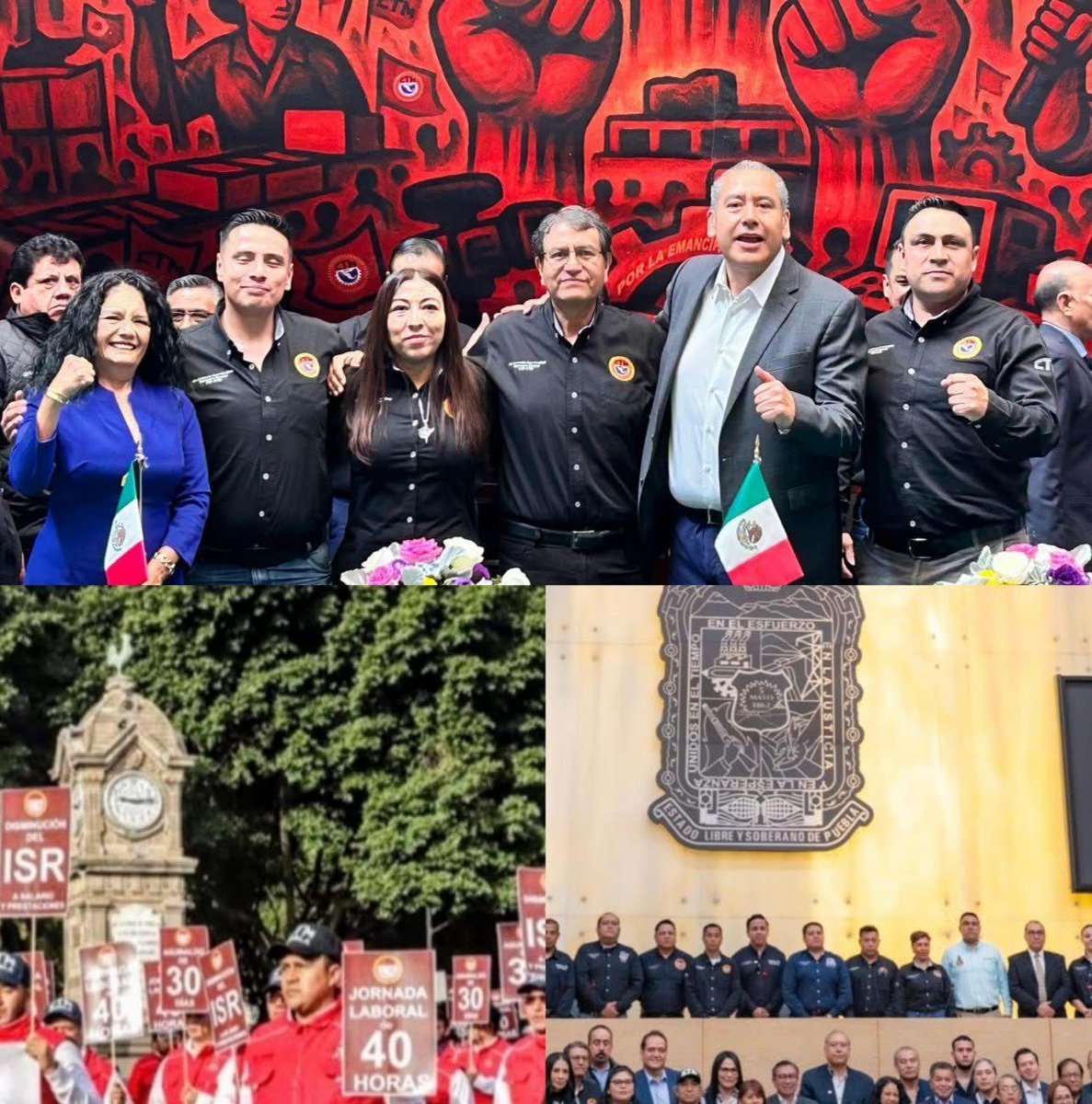 Muchas felicidades a nuestro líder <a href="/leobardosoto/">Leobardo Soto</a> por impulsar esta gran reforma de 40 horas estamos con usted la delegación regional @ctmchignautla