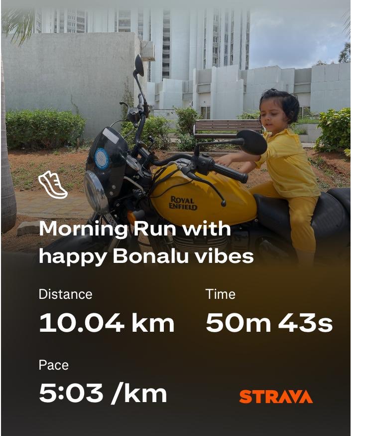 Refreshing morning run before jam packed Friday. Happy Bonalu from <a href="/IITHyderabad/">IIT Hyderabad</a> .