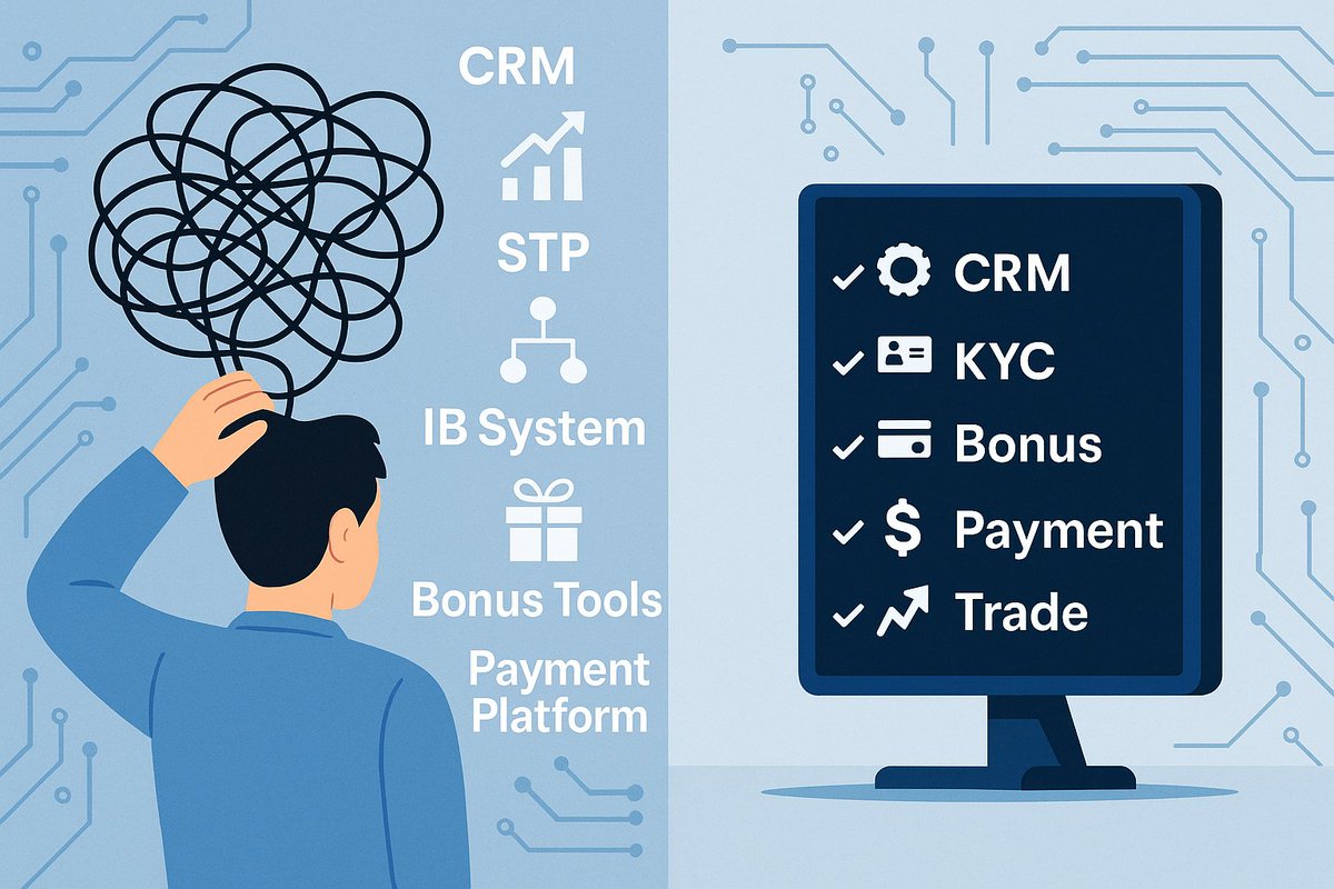 Are you managing 5 tools just to run a brokerage?
CRM
STP
IB system
Bonus tools
Payment platform
With TJ TECH — you get all-in-one, modular infrastructure.
✅ Everything syncs perfectly
✅ No integration headaches
DM us to start your free trial. #forextrading #BONUS #freetrial