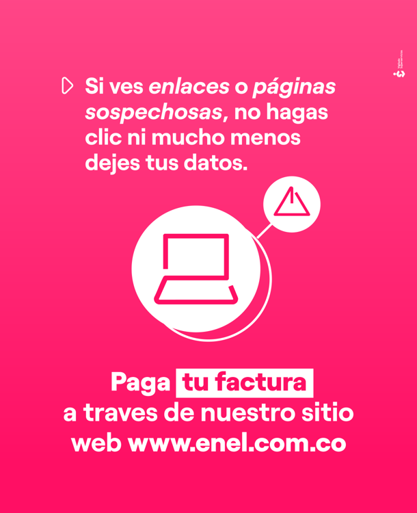 oediazv's tweet photo. Paga seguro! Por tu seguridad, te invitó a pagar tu factura de energía desde la Zona Privada de la Web o la APP de Enel
¡Regístrate o inicia sesión y realiza el pago! y no solo eso... 
✅Consulta histórico de facturas y consumos, realiza solicitudes y mucho más. https://t.co/TLmFGeR4EV