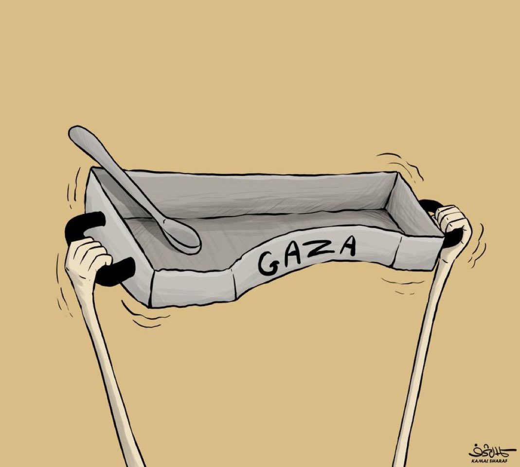 NazzalFadi's tweet image. صباح الخير يا عرب !
وأنت ترتشف قهوتك تذكر أن هناك طفل غزاوي نام جائعاً يحتضن معدته ليخفف وجعها.
#غزة