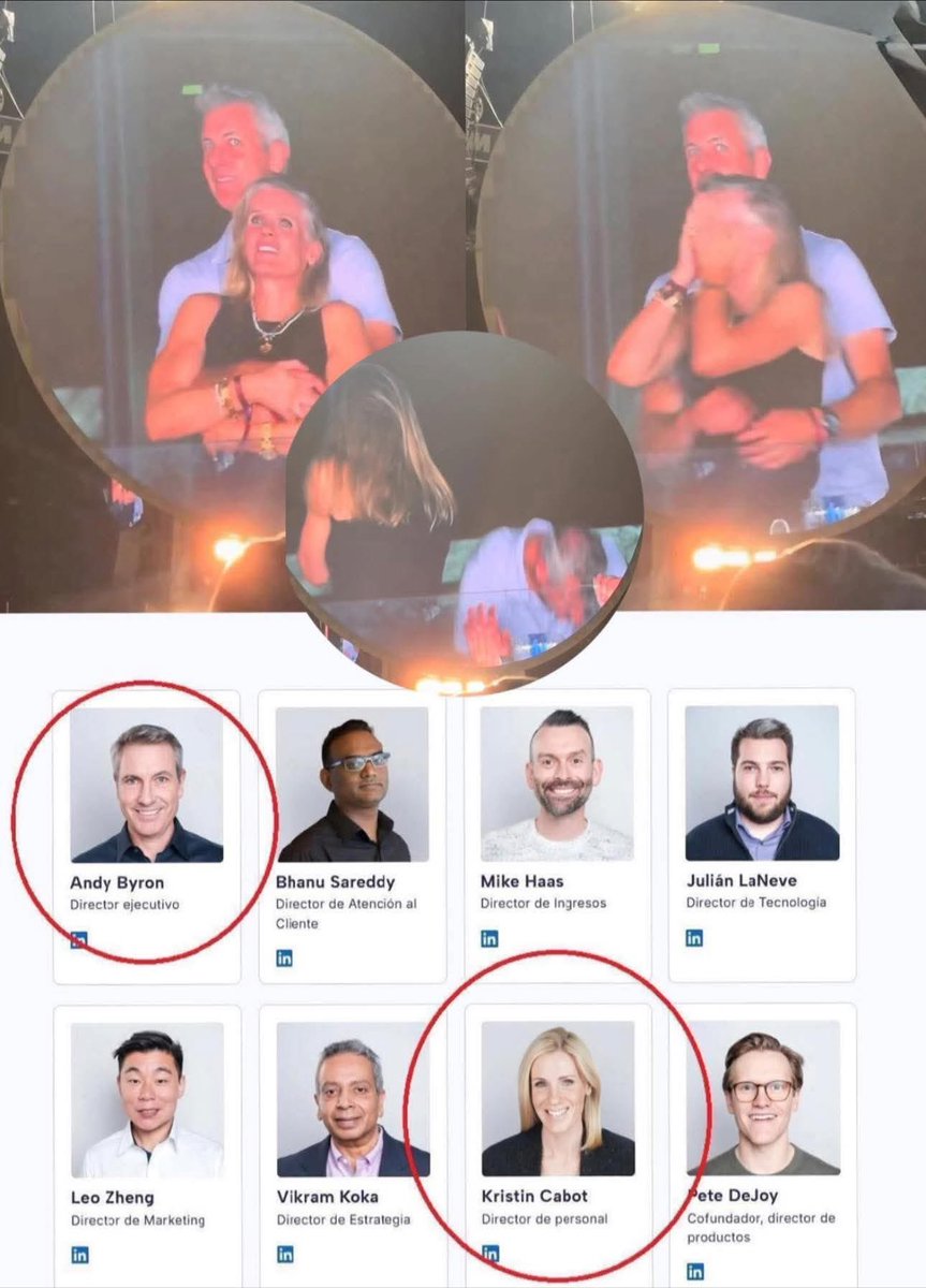 DigitalPuebla's tweet image. 🤟🏼 NI EL FBI TIENE ESTAS INVESTIGACIONES 🚨
En pleno concierto de Coldplay fue captado Andy Byron, CEO de Astronomer junto a Kristin Cabot, directora de Recursos Humanos de dicha empresa... Ambos están casados... pero con otras personas, checa su reacción al ser descubiertos.