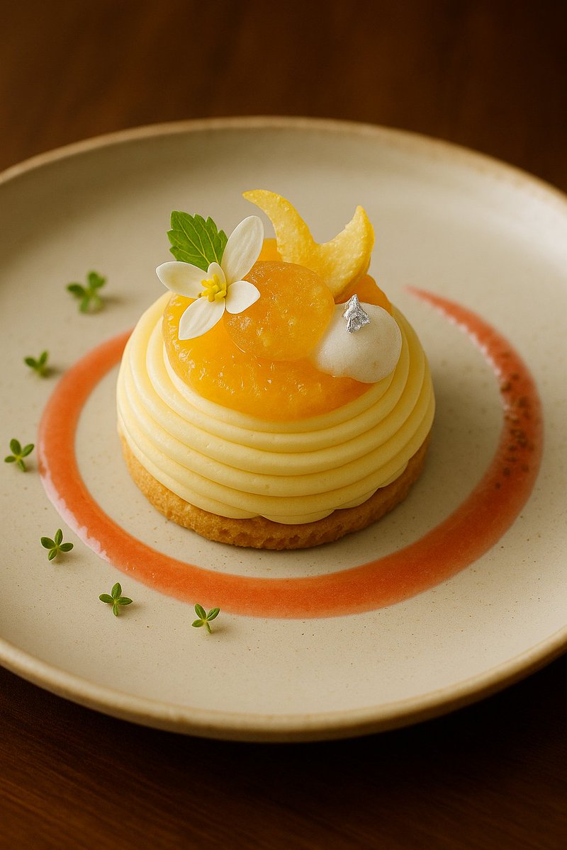 EClavenne's tweet photo. Écume d’agrumes.
Yuzu–pamplemousse bavarois sur sablé au poivre rose. Cœur mandarine, espuma, fleurs, coulis rose.
Fraîcheur iodée en dessert. 🍋🌿✨
#éliseclavenné #pâtisserie #gastronomie #dessert https://t.co/U1b9PfykCw