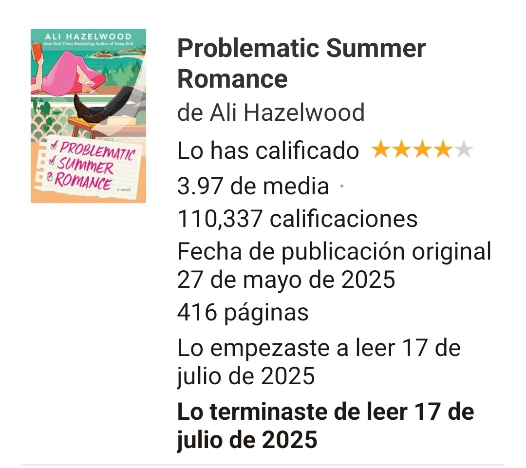 Iam_Camc's tweet photo. Ali nunca me decepciona. Puede escribir sobre física cuántica sin entender ni papa, y ahí estoy yo, leyéndola como si fuera un thriller. Hasta el libro que menos me gusta, me fascina. 
#alihazelwood https://t.co/HGs0OGyNr0
