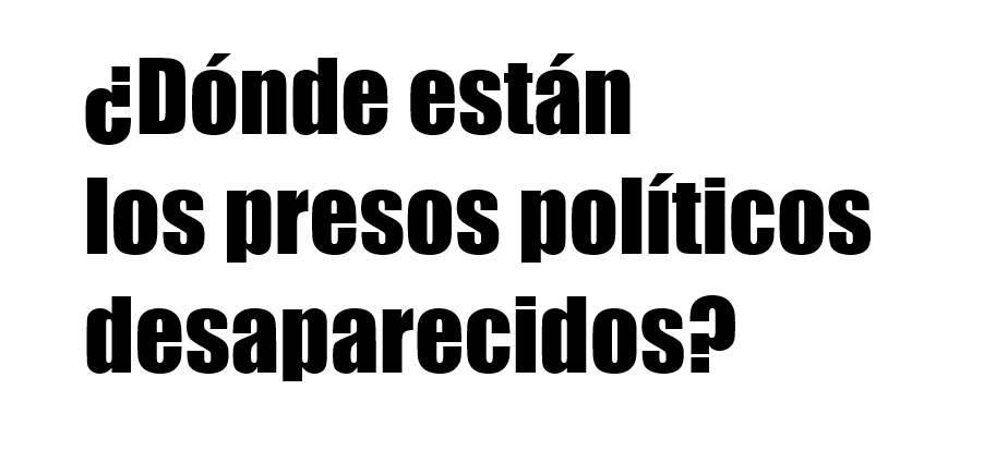 Calidhorg's tweet image. EXIGIMOS QUE EL RÉGIMEN REVELE EL PARADERO.