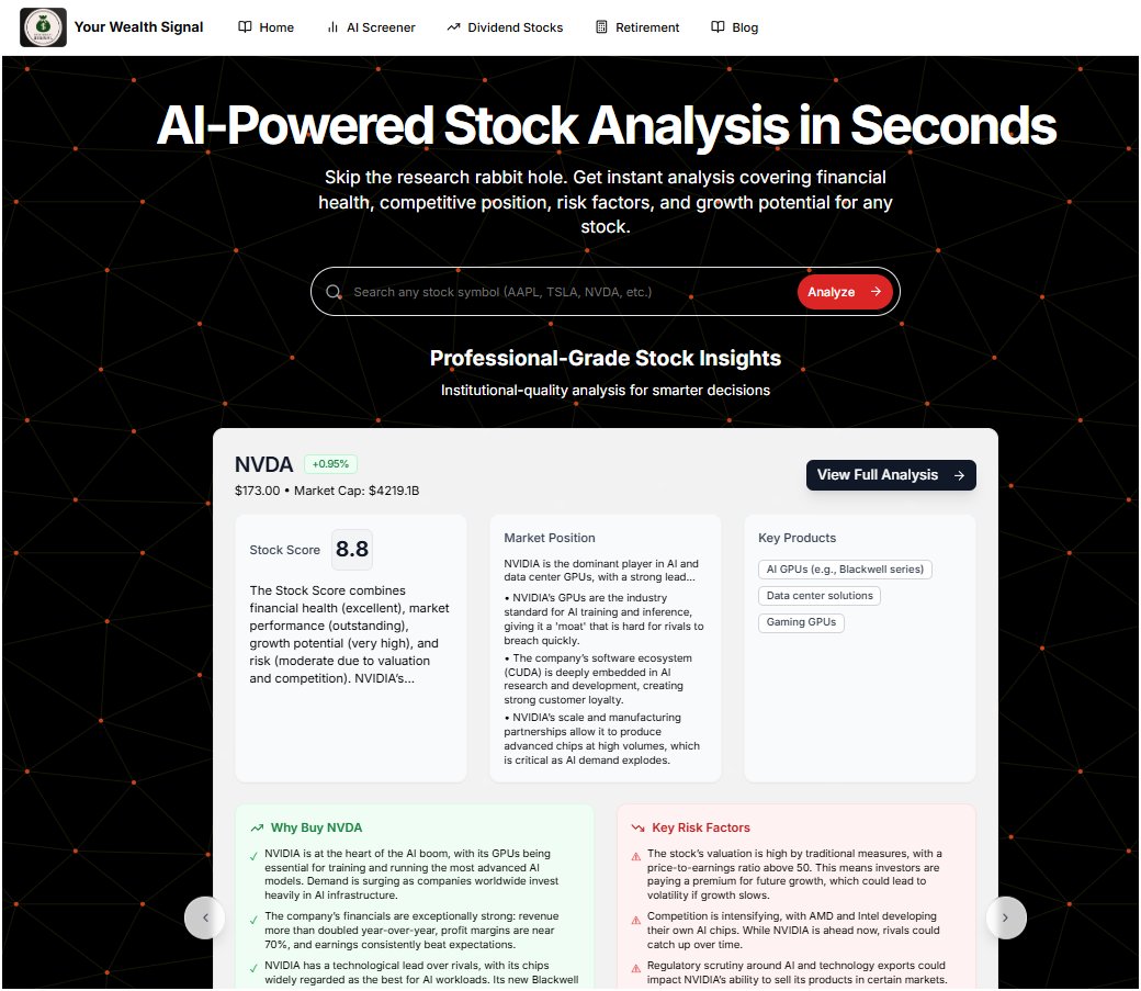 Bey | YourWealthSignal.com tweet media