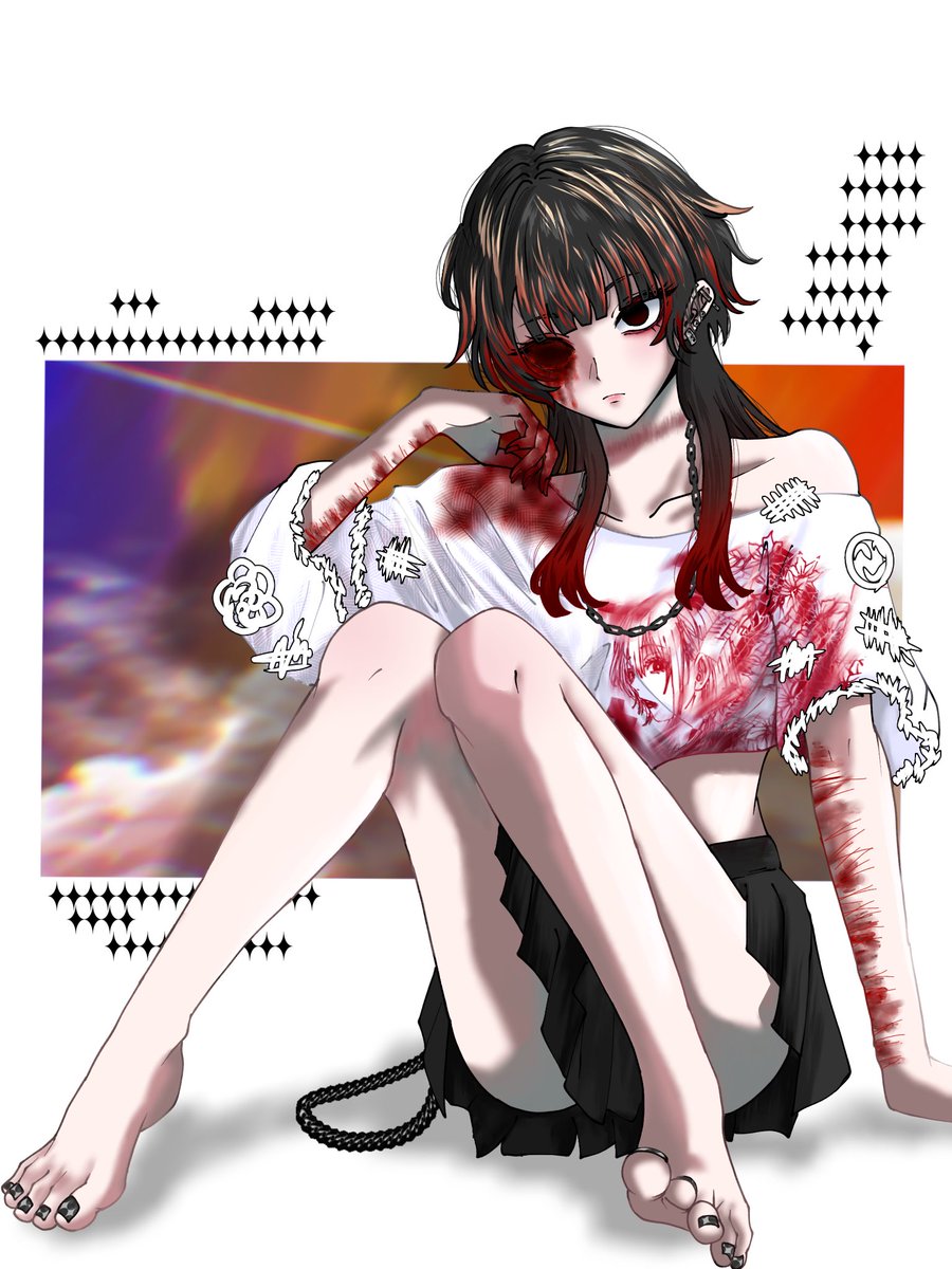 yyuuuu0828's tweet image. 君との時間は夕暮れの間のように…
片目抉りバージョン
実はこっちが癖だったりする
#イラスト好きさんと繋がりたい #イラスト #オリジナルイラスト #オリキャラ