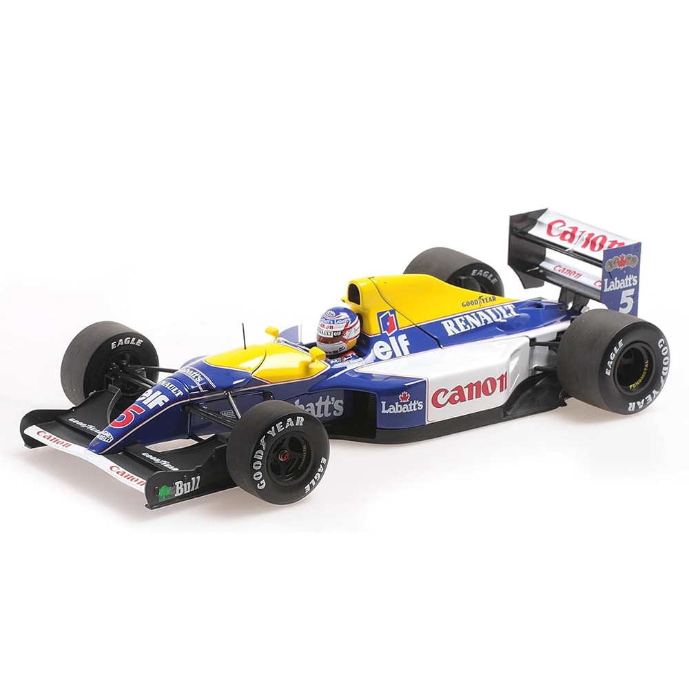 ミニチャンプス ナイジェル・マンセル1992ワールドチャンピオン FW14B Amazon | 未 ウィリアムズ ルノー FW14 ナイジェル・マンセル