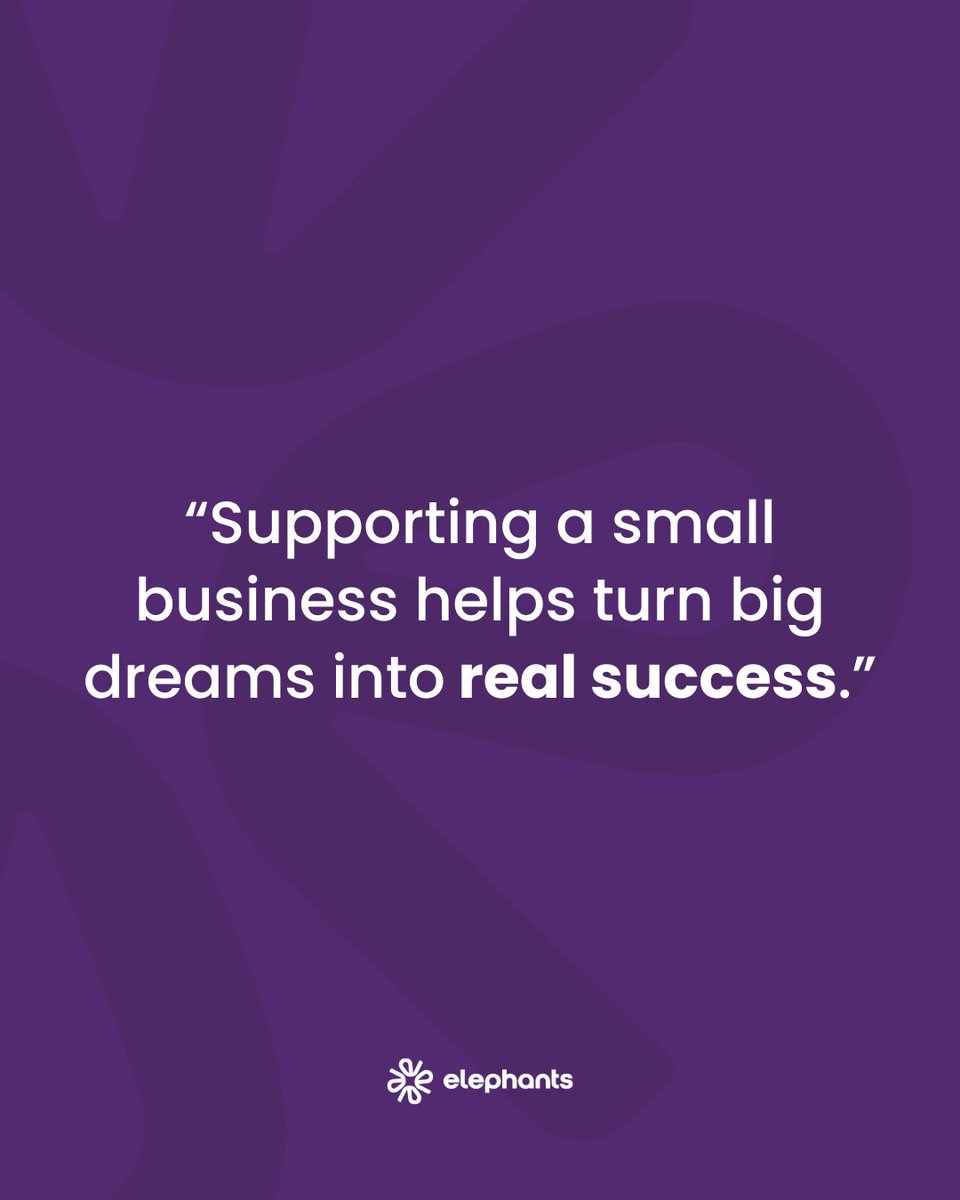 Behind every small business is a big dream—and relentless drive.

Here’s to turning ambition into success.

Follow <a href="/elephants/">🦆</a>.inc for your daily founder boost.