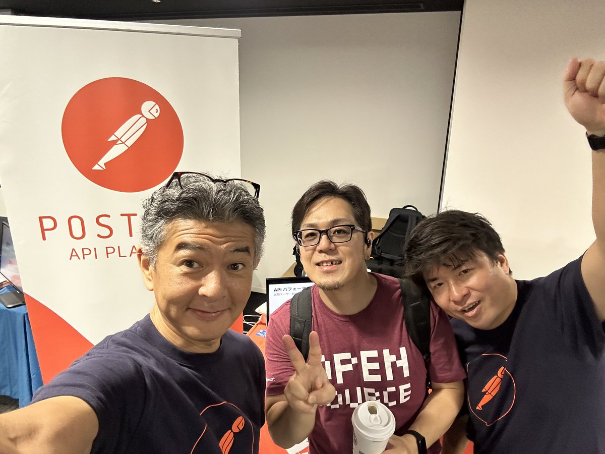 yokawasa's tweet image. Postmanブース出展してます。遊びに来てくださいね #AOAIDevDay