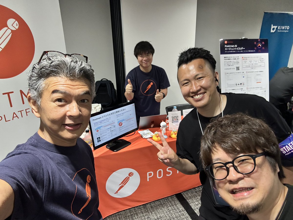 yokawasa's tweet image. Postmanブース出展してます。遊びに来てくださいね #AOAIDevDay