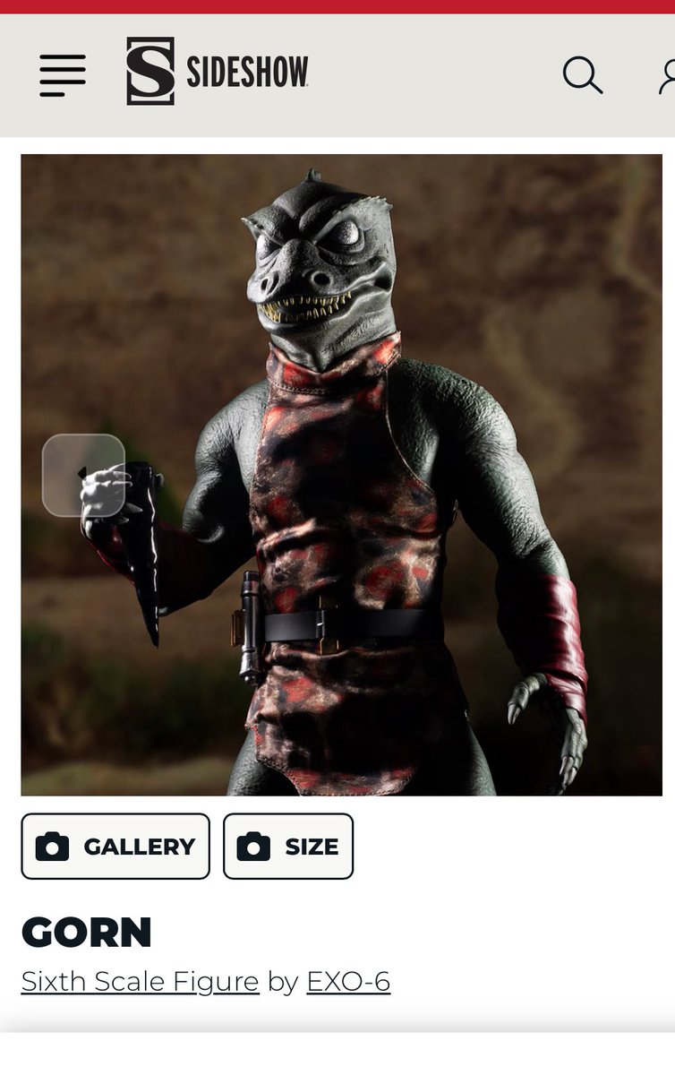 BryanBaugh's tweet image. No fair, @collectsideshow!!!
I don’t even like Star Trek!!
I thought my wallet would always be safe from collecting this one franchise!!
But you had to go and make THE GORN didn’t you!! The ONE THING from Star Trek I actually love!! 💸💸💸😵