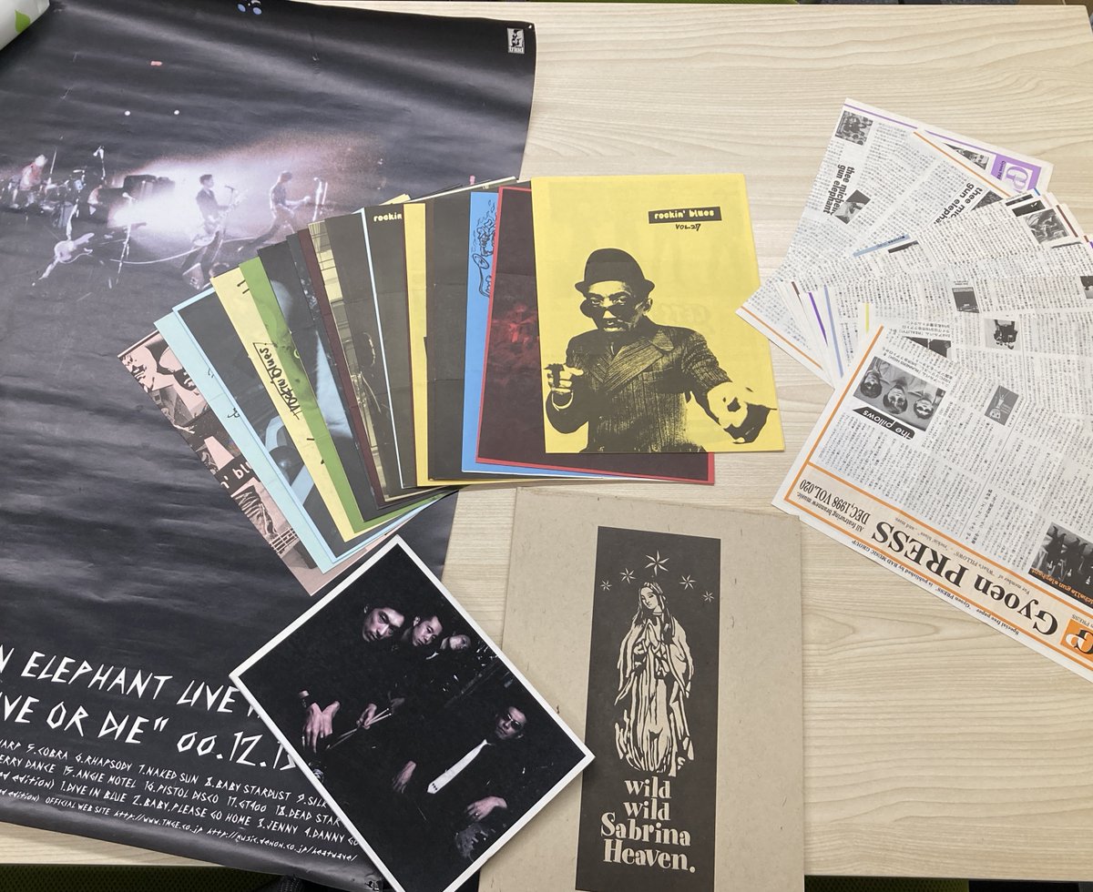 diskunion_SUC's tweet image. 7/18(金)ミッシェル・ガン・エレファントのパンフ、会報誌等が入荷いたしました!! diskunion-shinjukutyuukocenter.blog.jp/archives/29167…