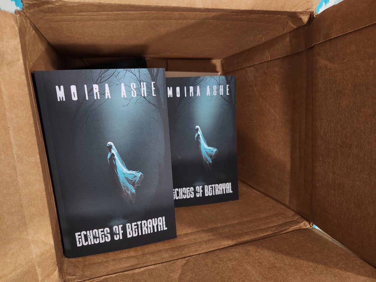 MoiraAshe93's tweet image. They're heeerrrreeee!
#writerscommunity #AuthorsOfTwitter #echoesofbetrayal #moiraashe #debutnovel