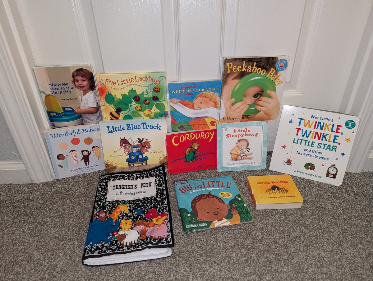 Rage___Art's tweet image. Roll Call: What did you read to your kid today? My baby chose all of these 😍 @readtoyourkid