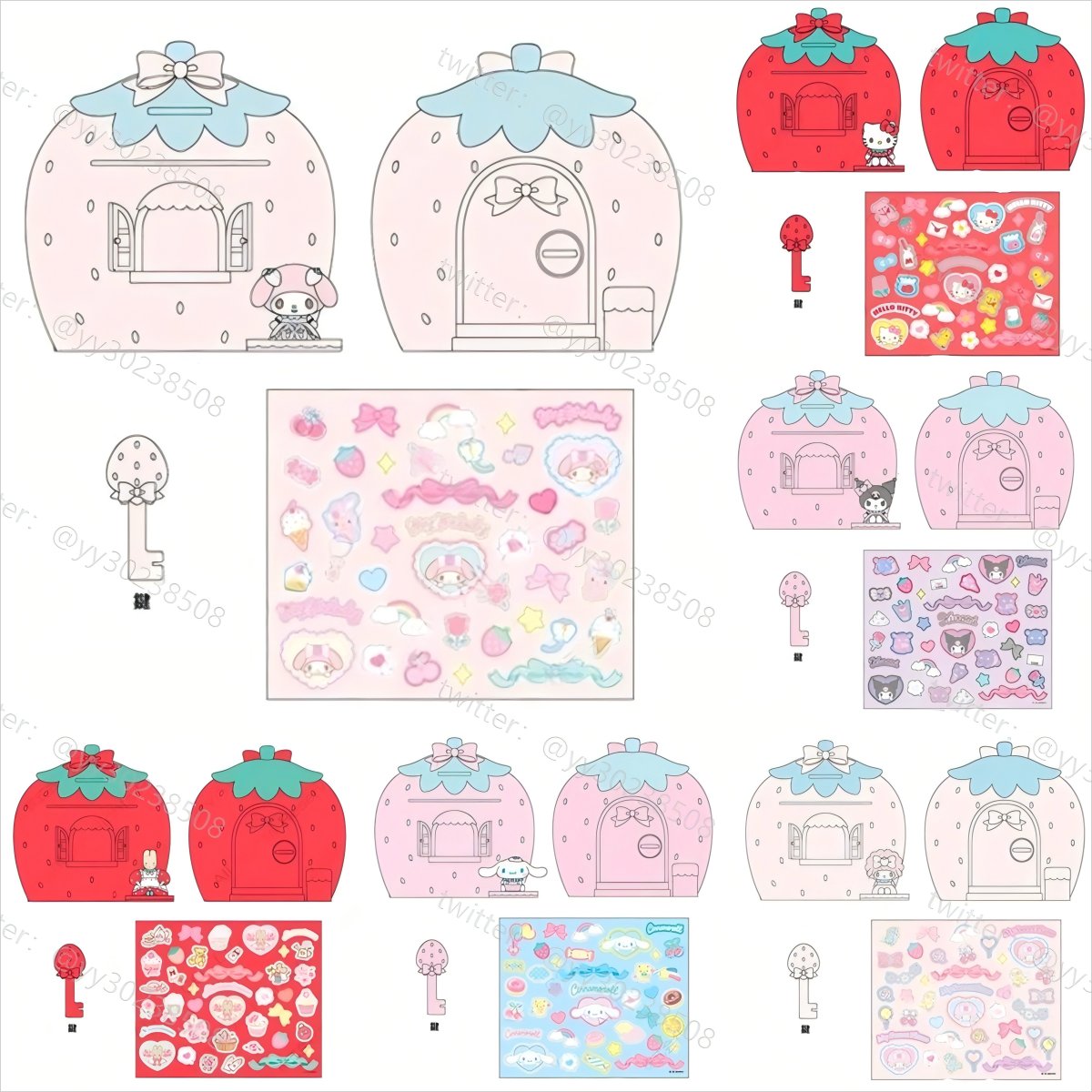 サンリオ新作🚩🚩 苺🍓貯金箱 #サンリオ #マイメロディ #クロミ