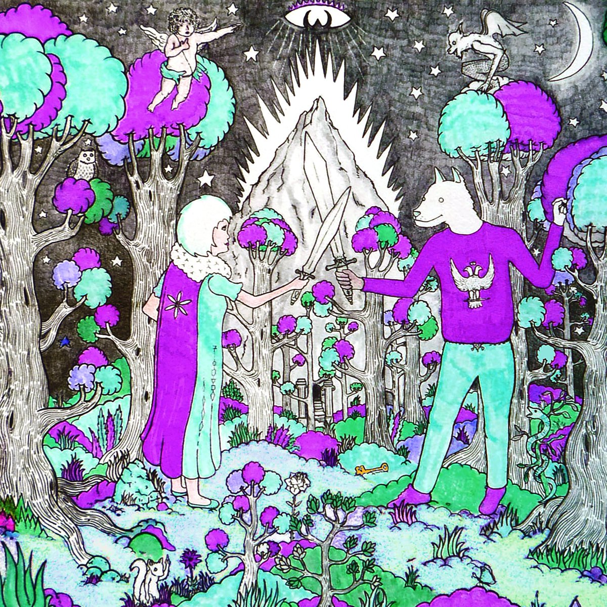 ZINEX_'s tweet image. &apos;Confronting Evil&apos; 
Illustration Re-work Square Edit.