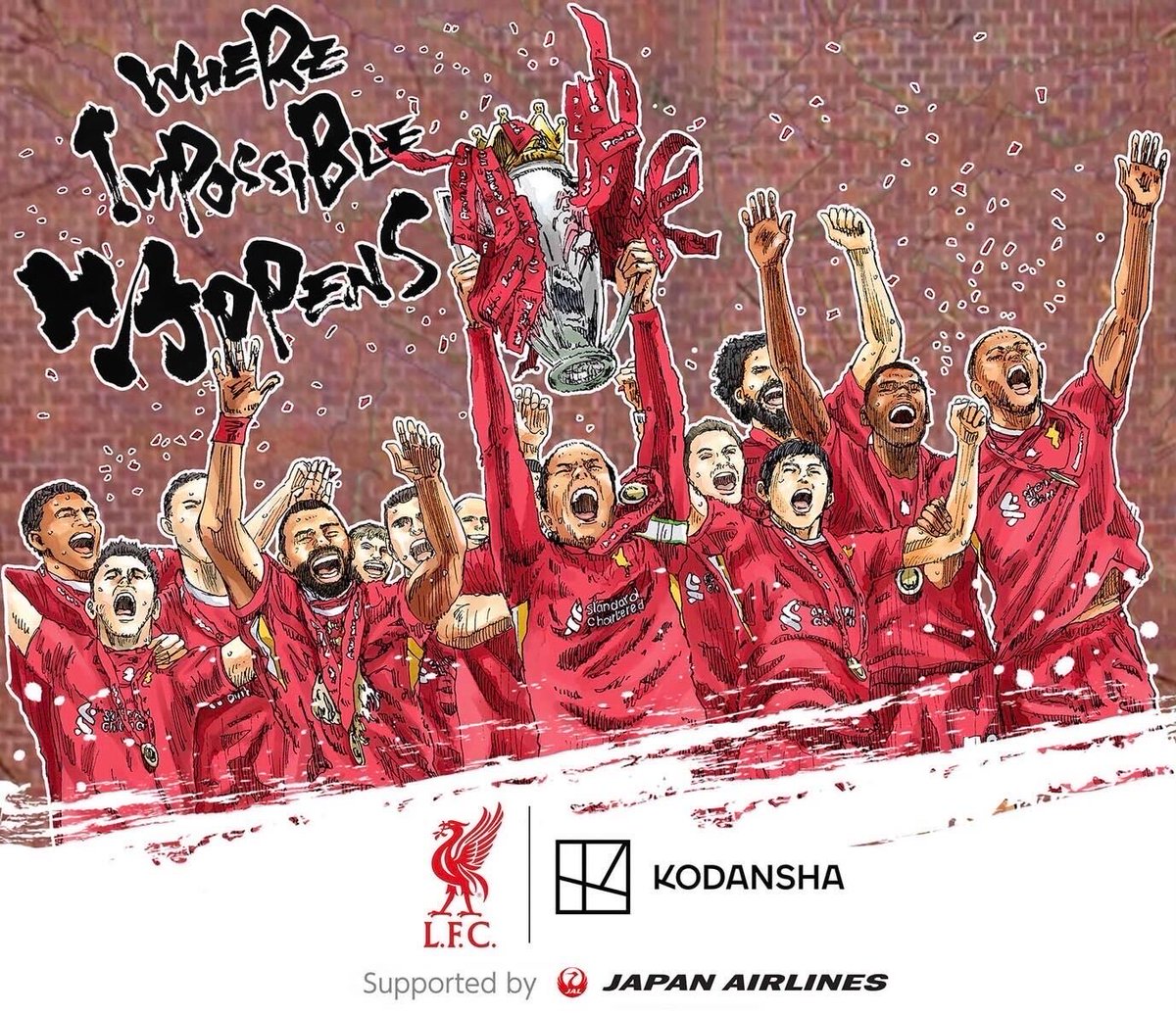 JALs_now's tweet image. #JAL は、#講談社 主催の #リヴァプールFC の体験型展示「Where Impossible Happens」に特別協力パートナーとして参画✨
会場では「イスタンブールの奇跡」をモチーフにしたPKキッカー体験などの企画も⚽
詳細はこちら📝
→social.jal.co.jp/sOd

✈️［プレスリリース(その他)］
#JALPressRelease