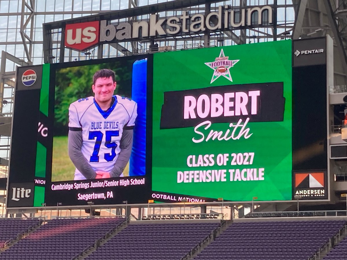 RJ continues to make himself a better football player! He’s a hard worker and talented player! Blue Devil Pride!!