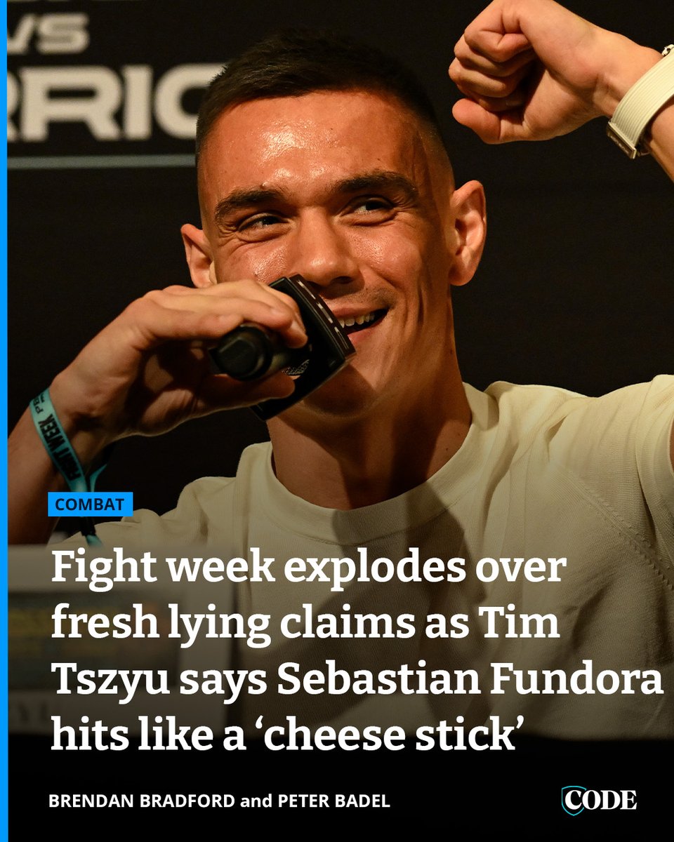codecombatau's tweet image. Tim Tszyu has taken a massive shot before the fight has even started. 🥊

STORY | bit.ly/44TfRqF

✍️: @1bbradfo and @badel_cmail