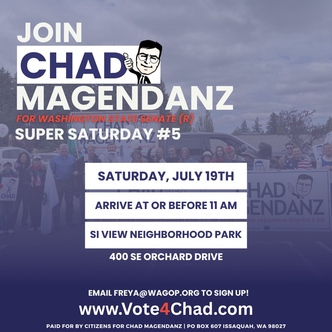 Magendanz's tweet image. Ballots are landing in mailboxes across the district, and voters are making their decisions right now. This is why I’m asking you to join me this Saturday for our most important door knocking day yet!