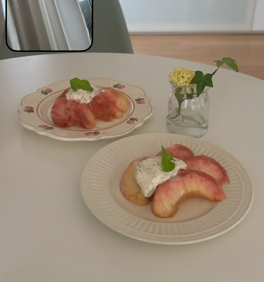 luvs2_mh's tweet image. ⠀
어제 만들어 먹은
복숭아 루이보스 그릭요거트🍑🐮🥣
⠀