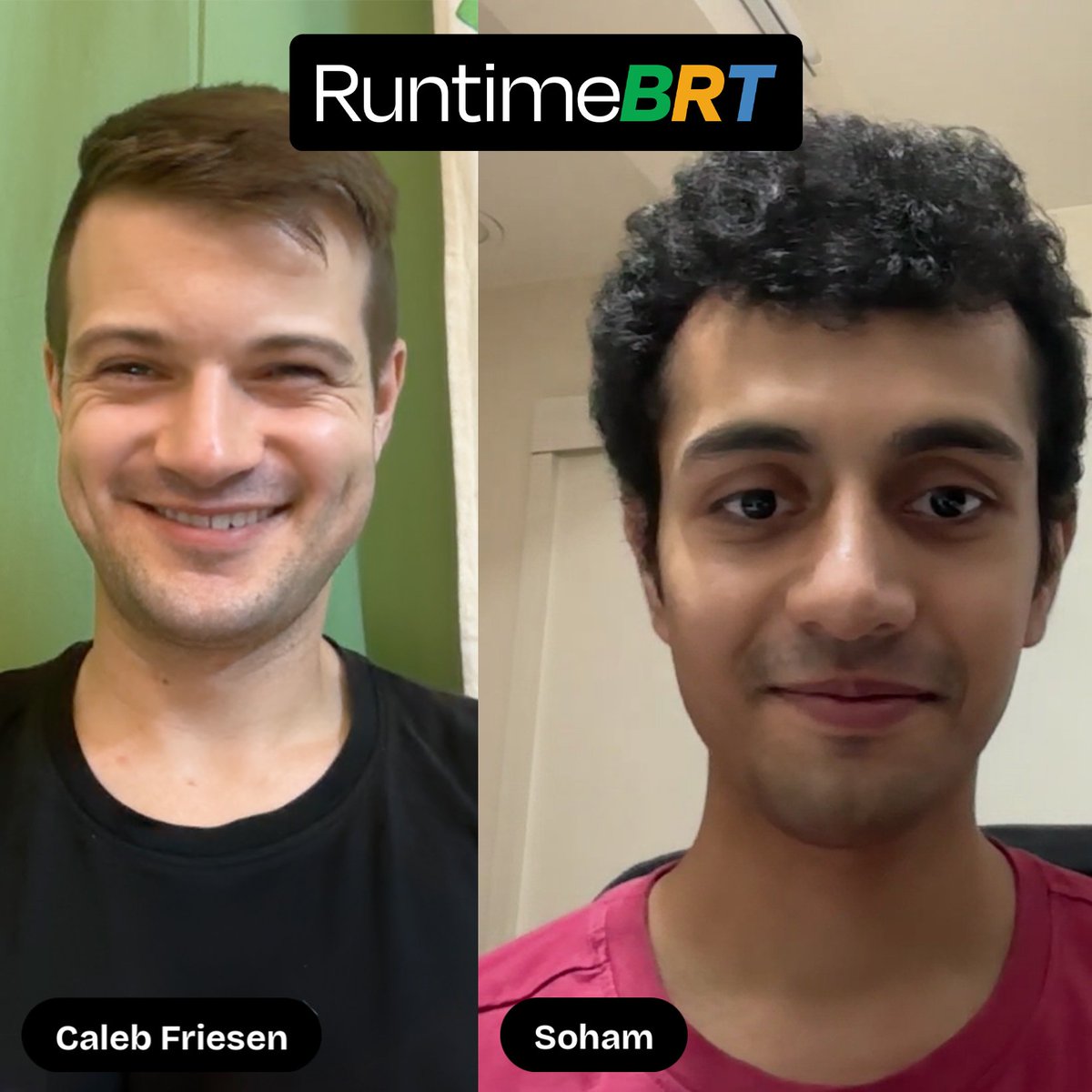 caleb_friesen2's tweet image. going live with the one and only at 11 AM IST over at @RuntimeBRT