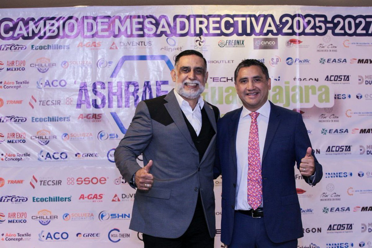 SEDESJALISCO's tweet image. Desde la Secretaría de Desarrollo Energético Sustentable de Jalisco acompañamos el cambio de mesa directiva de @ashraenews Capítulo #Guadalajara.
Reconocemos su importante labor para fortalecer la innovación y la eficiencia energética.
¡Éxito a la nueva mesa directiva! 💡❄️⚙️
