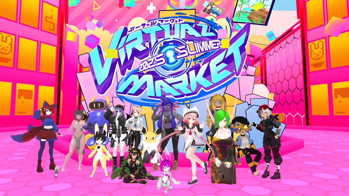 GlueIsRequired's tweet image. Vket 2025 Summer ~ Completed!☀️🌞 See ya Winter!
#VketPhoto #Vket2025Summer #Vketはじまったな #VRChat