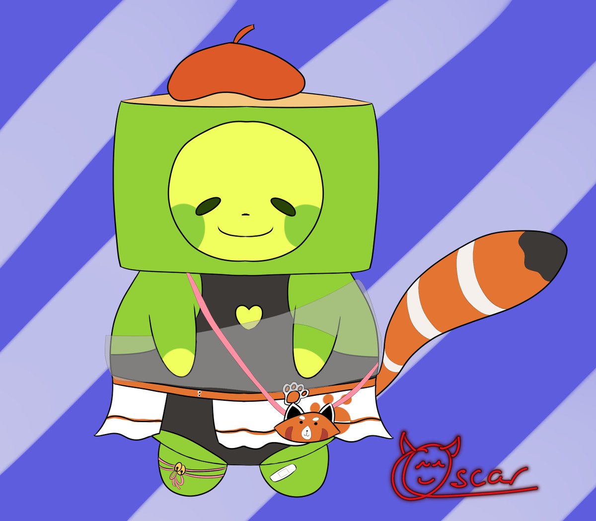Oscarmite_'s tweet image. did a quick silly drawing today #Toffillust