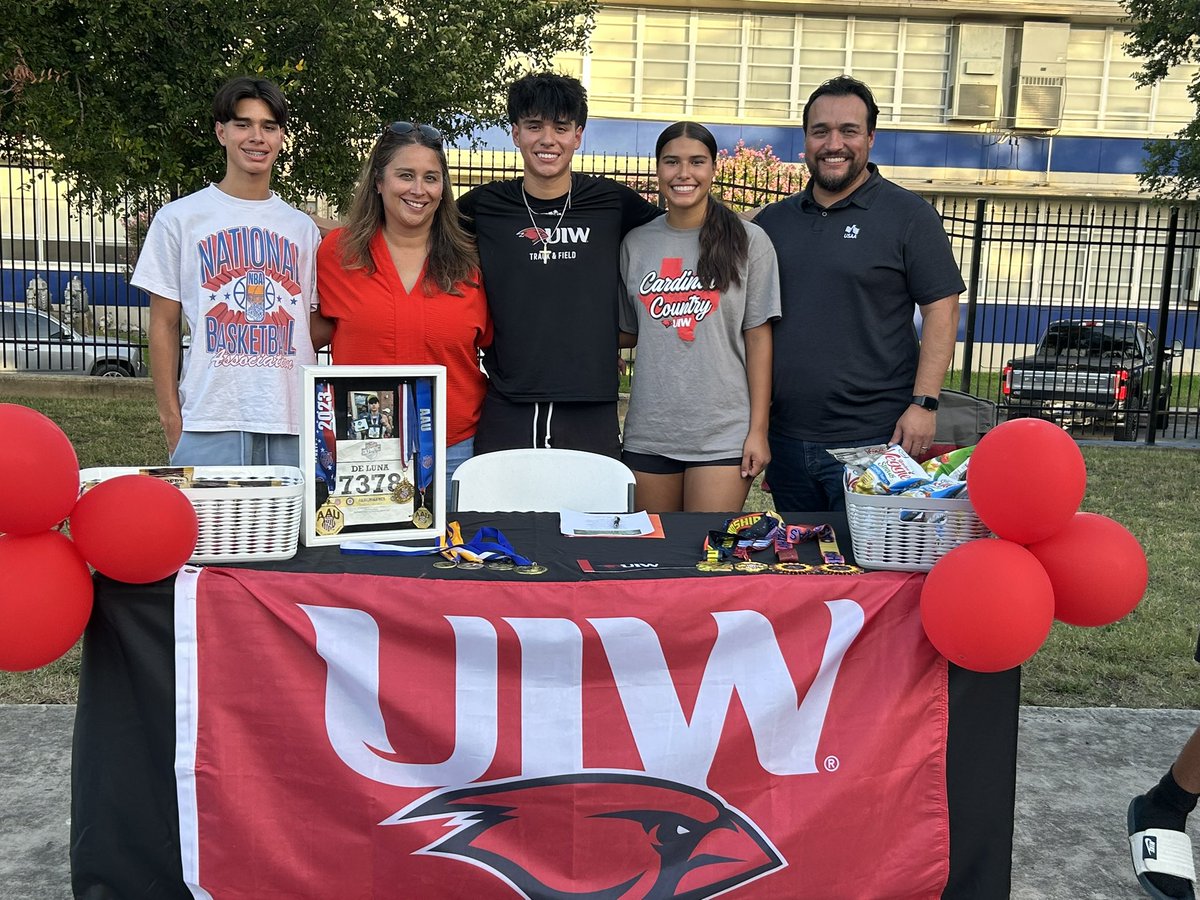 Joey De Luna (@joeydeluna13) on Twitter photo On to the next journey Ilan De Luna! Can't wait to watch our boy compete at the next level! <a href="/UIWAthletics/">UIW ATHLETICS</a> <a href="/NeisdAthletics/">NEISD ATHLETICS</a> On to the next journey Ilan De Luna! Can't wait to watch our boy compete at the next level! <a href="/UIWAthletics/">UIW ATHLETICS</a> <a href="/NeisdAthletics/">NEISD ATHLETICS</a>