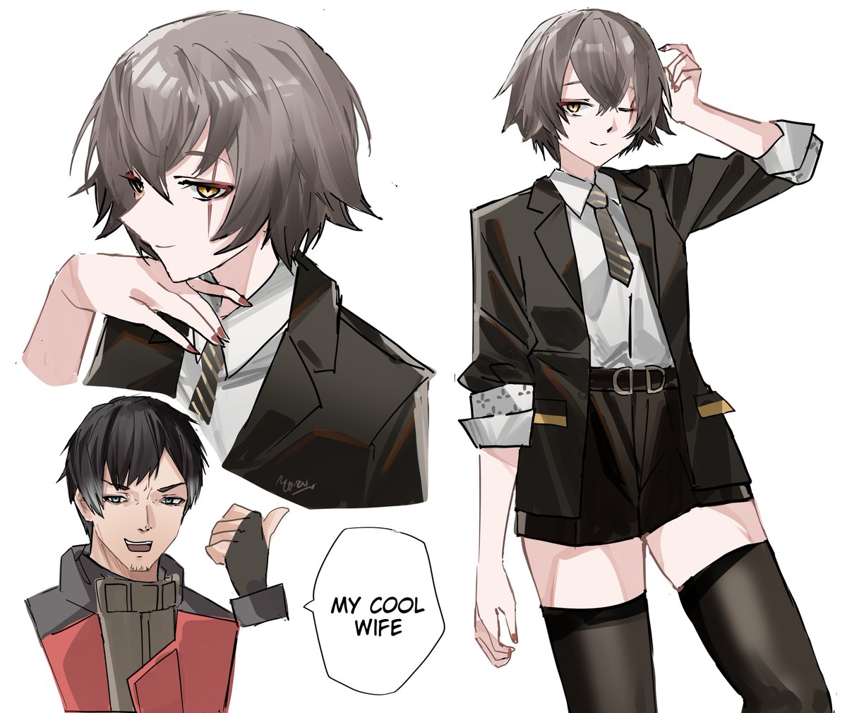 short hair Leva