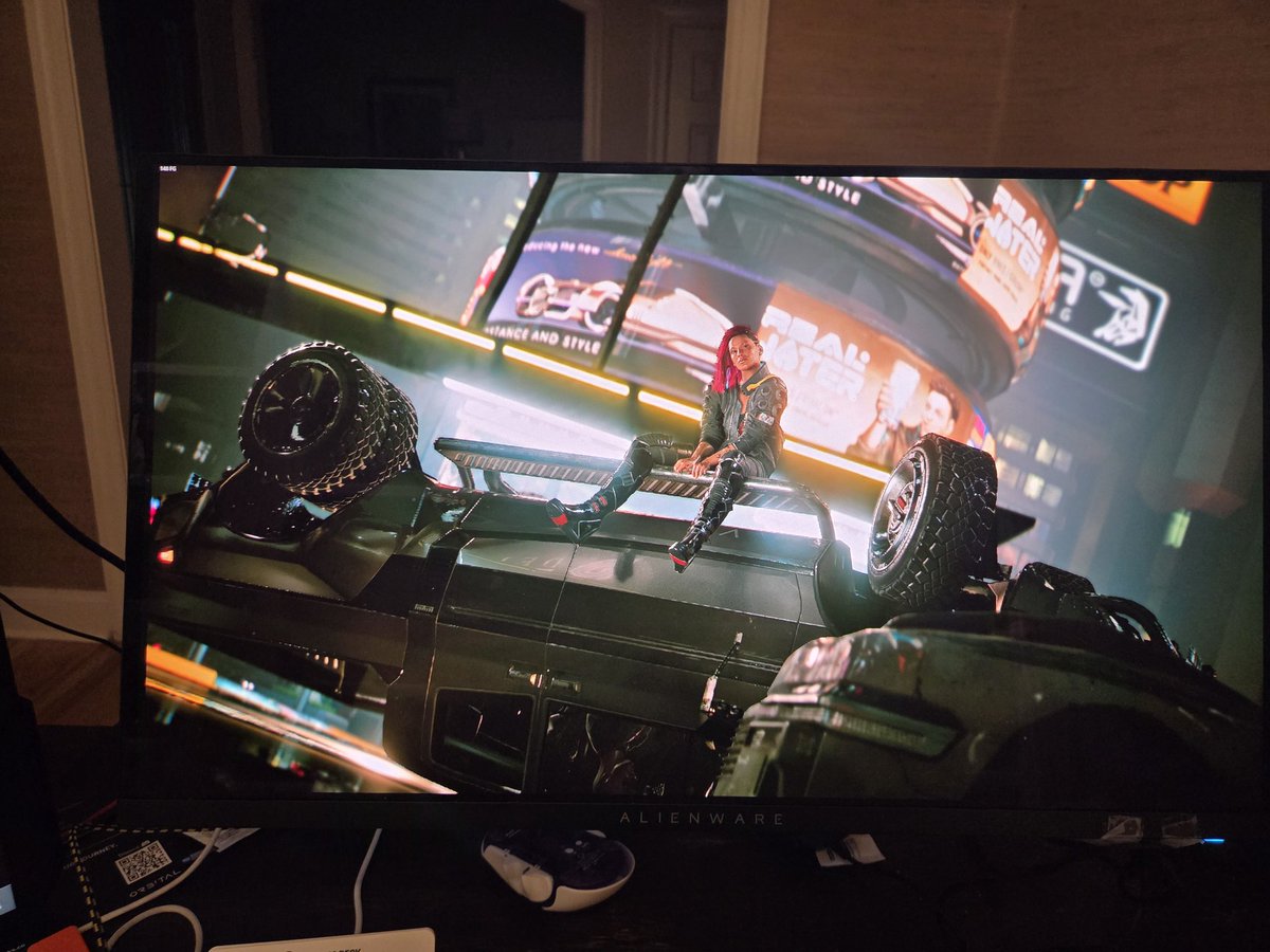 SorryCantAim's tweet image. Cyberpunk crashed mid photo mode but I was able to take a pic of the screen before it flatlined
Would have looked sick if it rendered