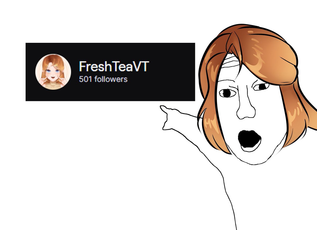 FreshTeaVT's tweet image. THANK YOU GUYS SOSOSO MUCH FOR 500!!! 😭😭🤍
It&apos;s absolutely crazy to me that we&apos;re already halfway to 1k, I&apos;m so incredibly grateful to every single one of you!