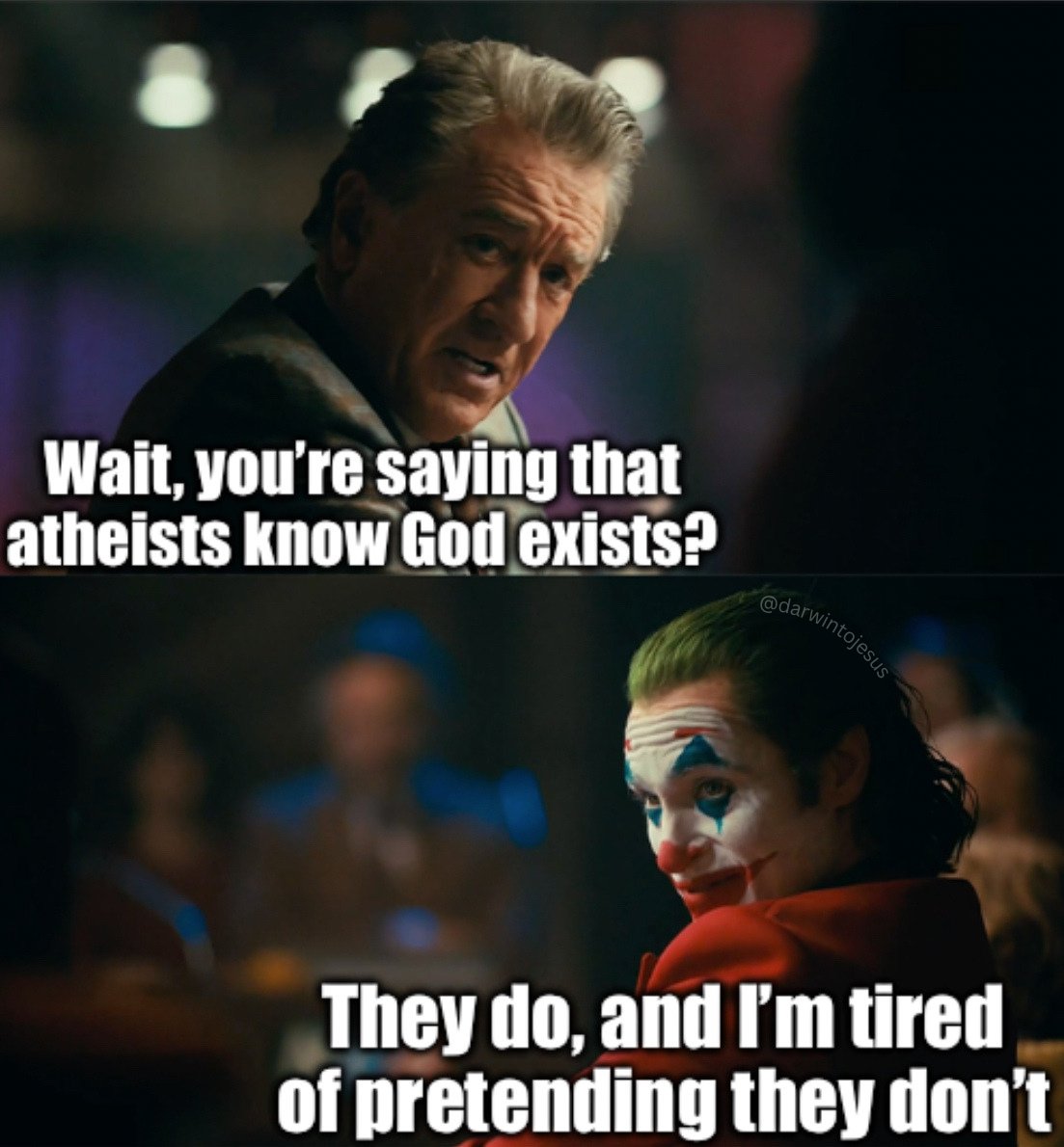 Darwin to Jesus tweet media